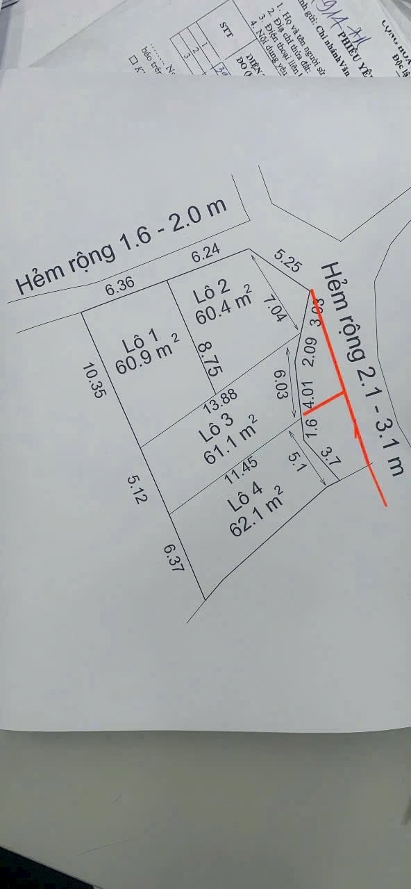 Bán đất Vĩnh Thái Nha Trang 60,9m² giá 1,71 tỷ - Vị trí đẹp, tiện lợi