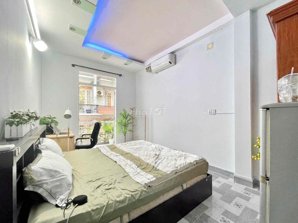 Phòng trọ Thành Thái Quận 10 25m² giá 4.6 triệu - Cửa sổ ban công thoáng mát
