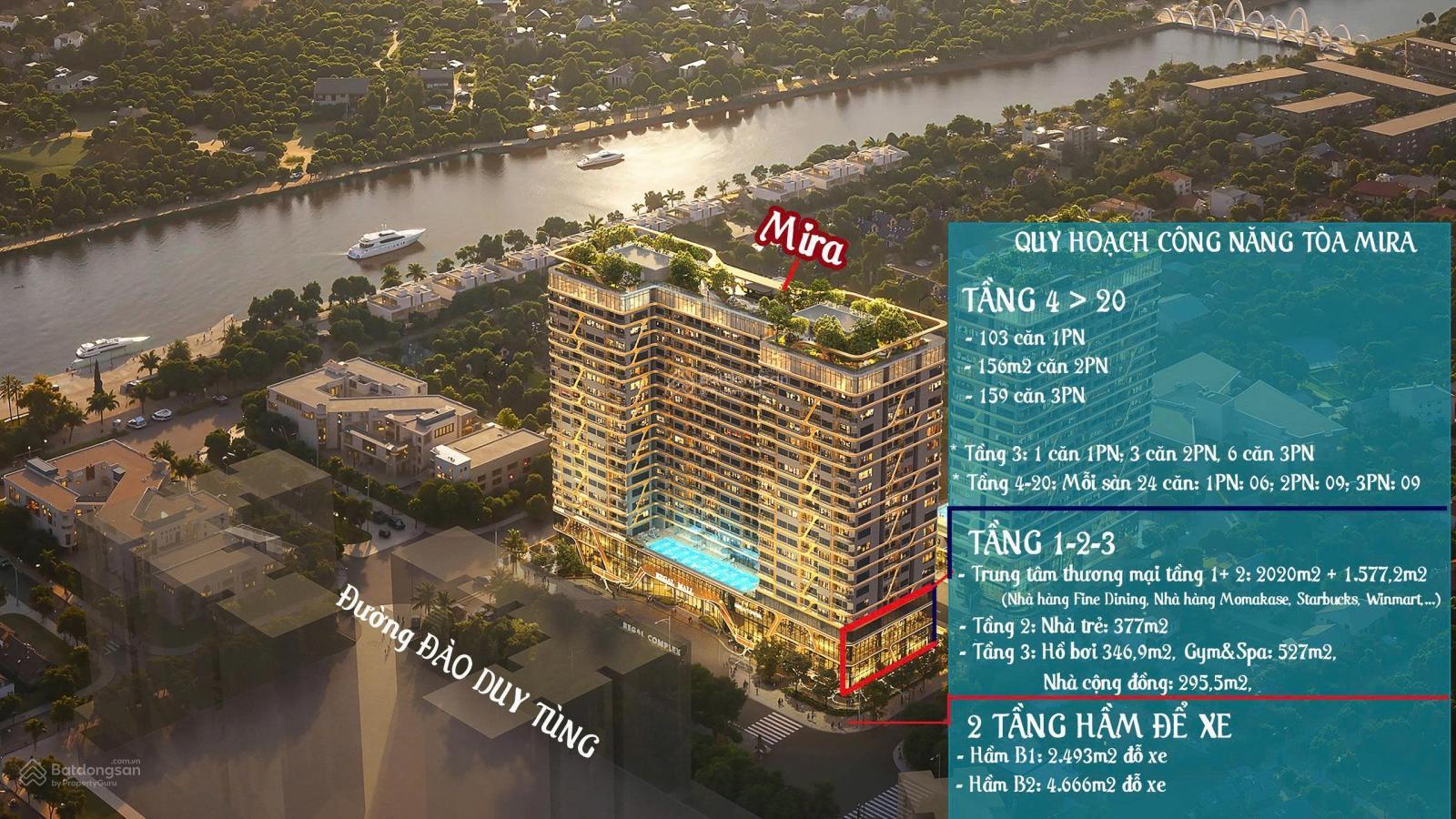 Căn hộ Regal Complex Đà Nẵng 55.9m² giá thỏa thuận - Phong thủy tốt, view sông biển đẹp!