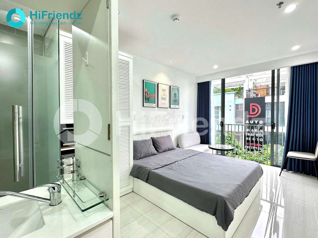 Studio ban công siêu nét tại Hoàng Quốc Việt - Phú Mỹ Hưng, giá 4.9 triệu