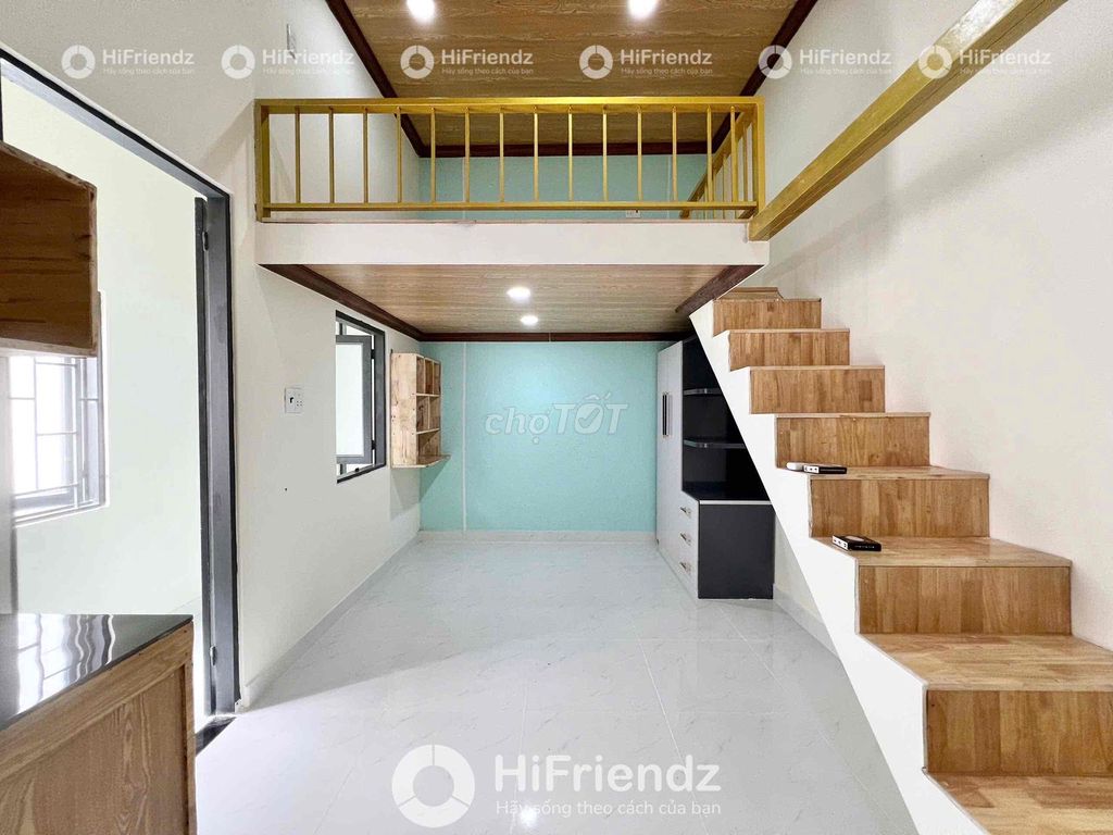 Căn hộ 1 trệt 1 lầu Nguyễn Thái Sơn 40m² giá 4.2 triệu - Full nội thất, giờ giấc tự do!