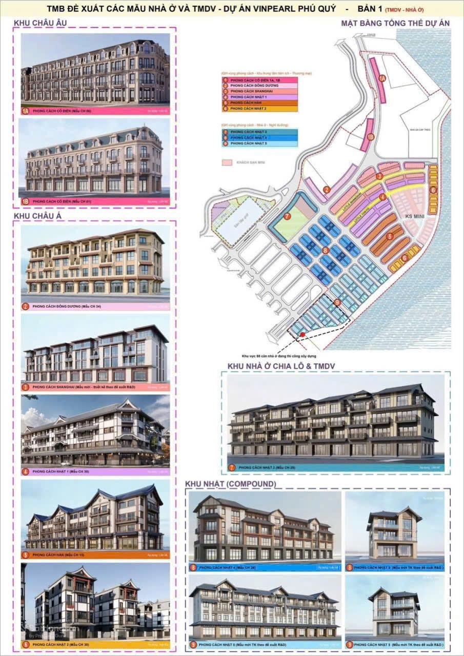 Nhà phố Ngọc Trai 5A Nha Trang 63m² giá 10.6 tỷ - Sát hồ bơi và công viên