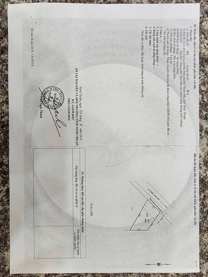 Đất thổ cư 297m² tại Thôn Bình Nghĩa, Ninh Thuận - Giá thỏa thuận nhanh chóng!