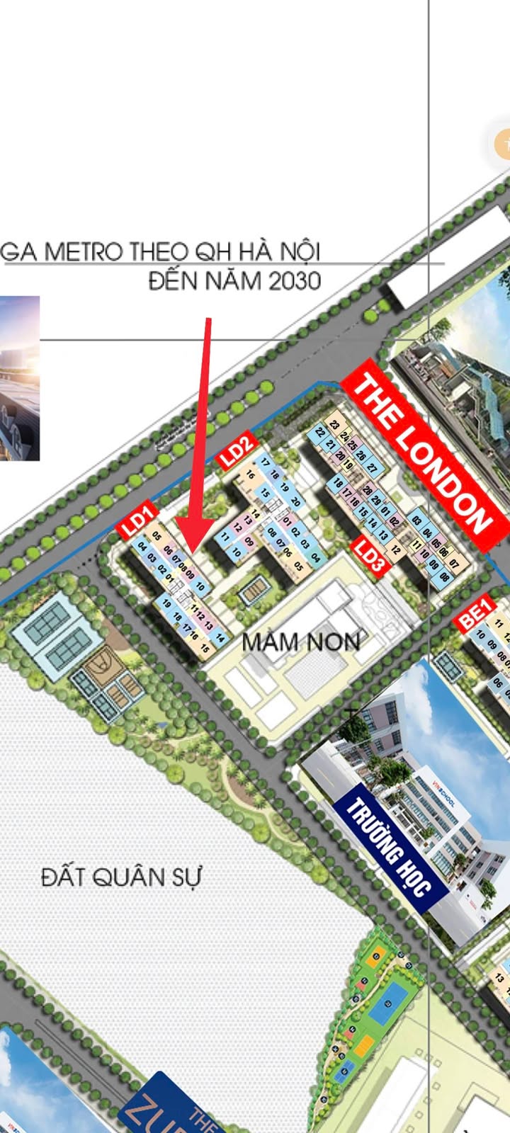 Căn hộ Vinhomes Ocean Park 1 - 30m² giá 2.3 tỷ - Ban công hướng mát