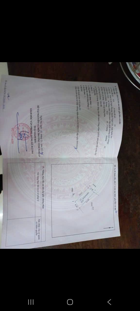 Đất thổ cư Xóm 9, Phường Hưng Lộc, 95m² giá chỉ 2 tỷ - Đầu tư sinh lời!