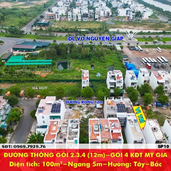 Đất nền KĐT Mỹ Gia Nha Trang 100m² - Giá chỉ 5.3 tỷ, Đường thông, Pháp lý rõ ràng!