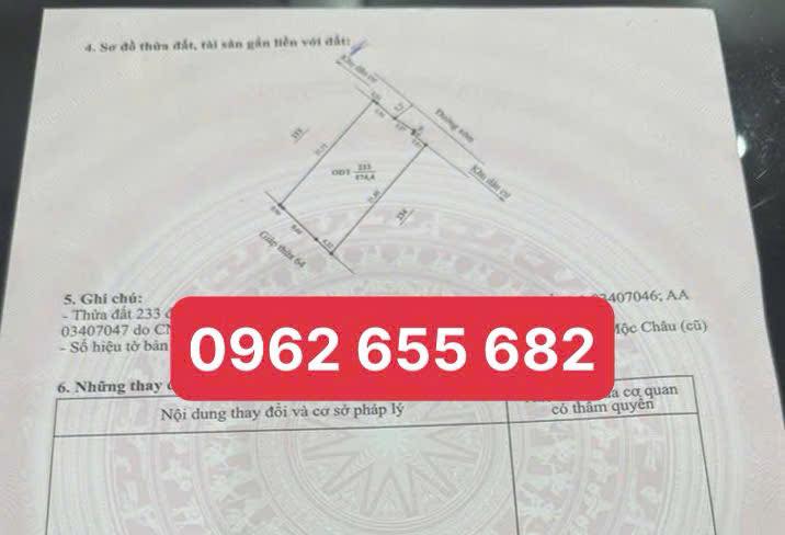 Đất thổ cư trung tâm phường Mộc Lỵ - Diện tích 465m² giá chỉ 4xx triệu