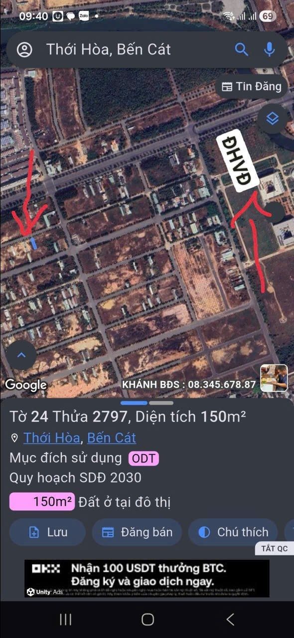 Đất nền Phú Mỹ Thủ Dầu Một 150m² giá 1 tỷ - Cơ hội đầu tư lý tưởng!