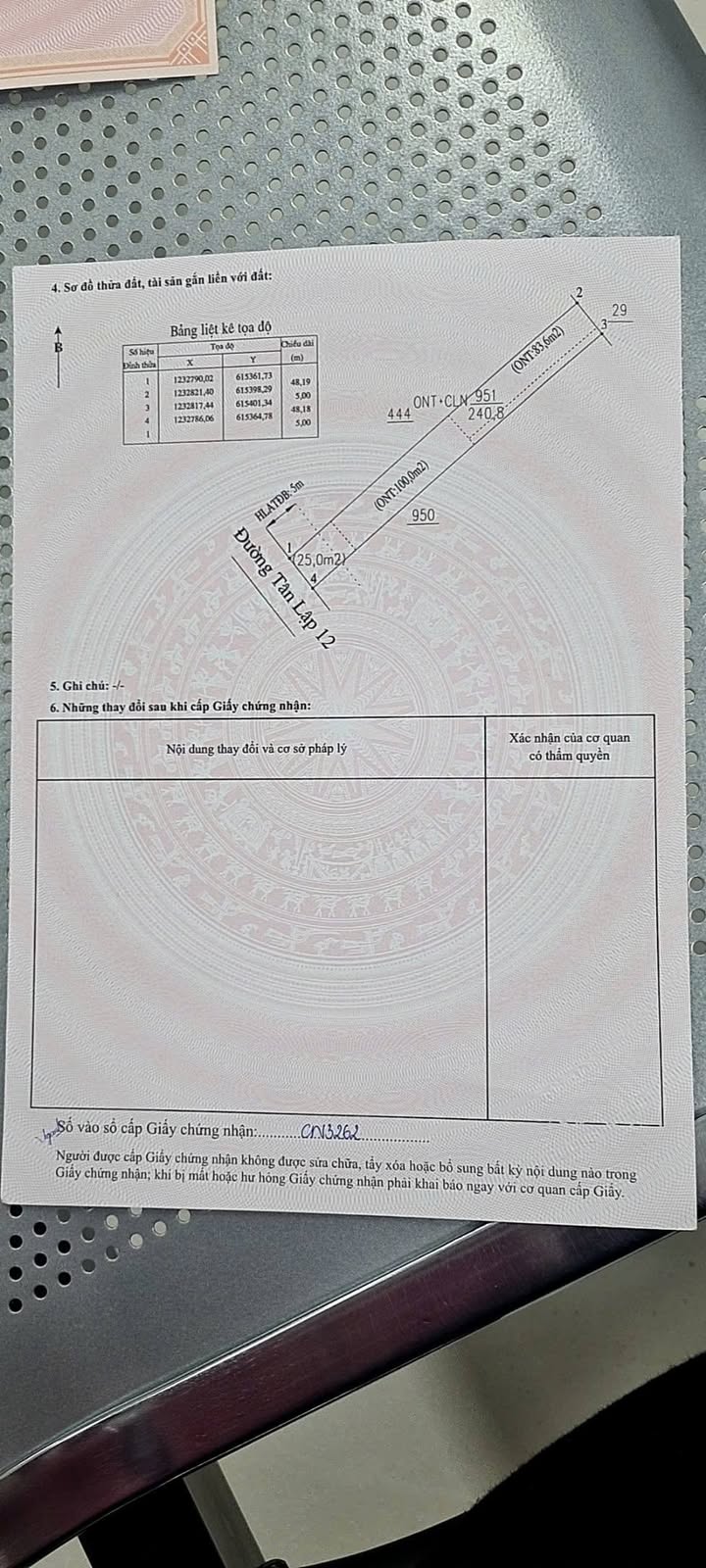 Nhà mặt tiền đường Tân Lập 12, 240m² giá 2.2 tỷ - Cơ hội đầu tư sinh lời!