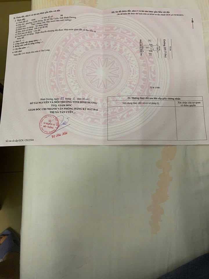 Đất nền khu nhà ở Tân Long 1 - Đường D5, 75m² chỉ 1.3 tỷ - Cơ hội đầu tư tốt!