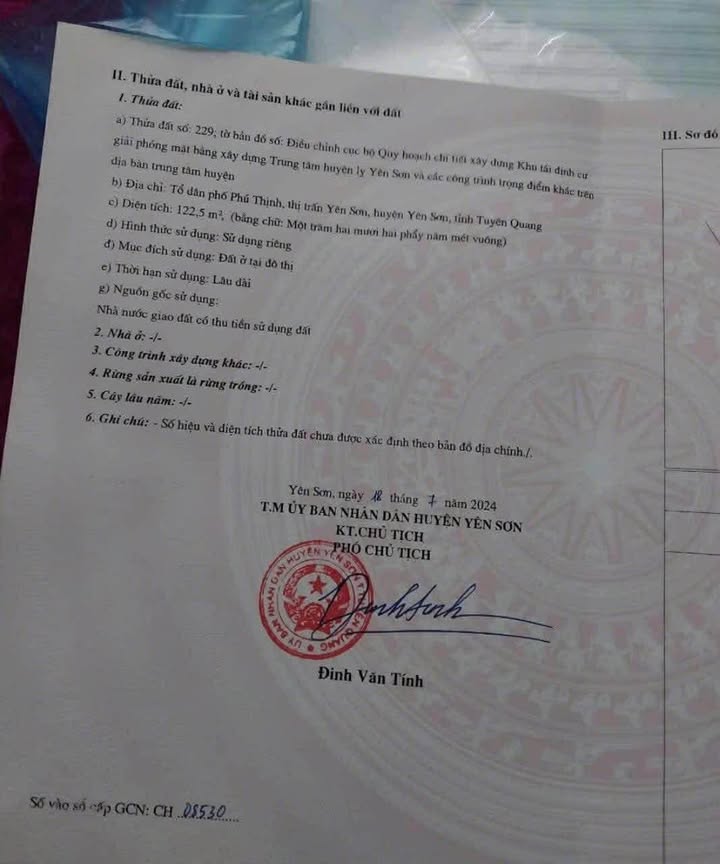 Đất nền xã Yên Sơn 120m² giá thỏa thuận - Đầy đủ tiện ích sống