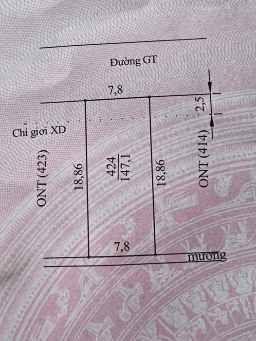 Đất đấu giá Xóm 4 Nghi Lộc 147m² giá 2.37 tỷ - Sổ đỏ chính chủ!