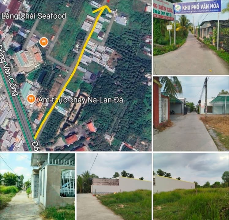 Đất thổ cư mặt tiền Hẻm Hương Biển, Gò Công, 151.5m² - Sổ hồng chính chủ