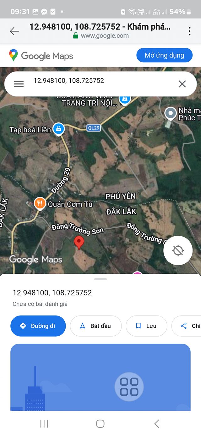 Đất Farm 29ha Xã Sơn Giang Huyện Sông Hinh Giá 6 tỷ - Đất đẹp không thể bỏ lỡ!