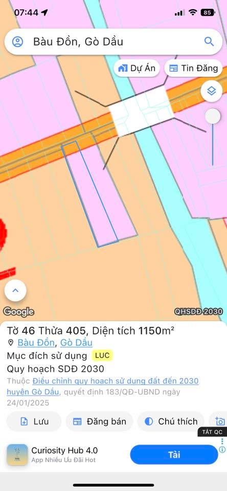 Đất nền 972m² tại Ấp 4, Bàu Đồn, Gò Dầu - Giá chỉ 90 triệu/m², thương lượng!