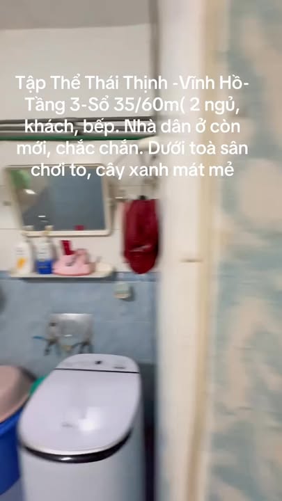 Căn hộ Tập thể Thái Thịnh, Hoàn Kiếm 35m² - Thiết kế 2 ngủ thoáng mát