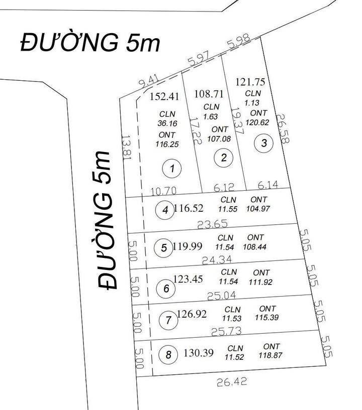 Đất nền thổ cư 123m² tại Hẽm nhà sàn Bến Tràm, Phú Quốc - Giá tốt 1 tỷ