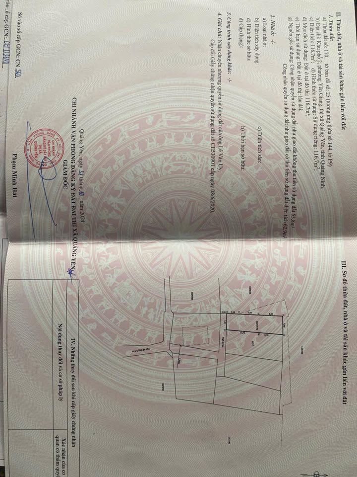 Đất nền Phường Yên Giang 117m² giá 1.4 tỷ - Cơ hội đầu tư hấp dẫn!