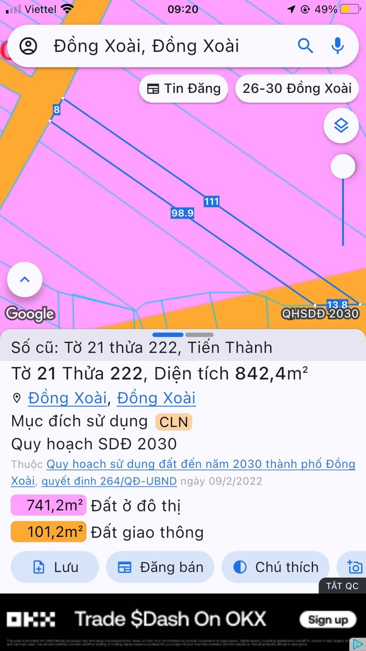 Đất nền Hẻm nhựa 1372, Khu phố 3, 800m² giá 2.1 tỷ - Cơ hội đầu tư tuyệt vời!