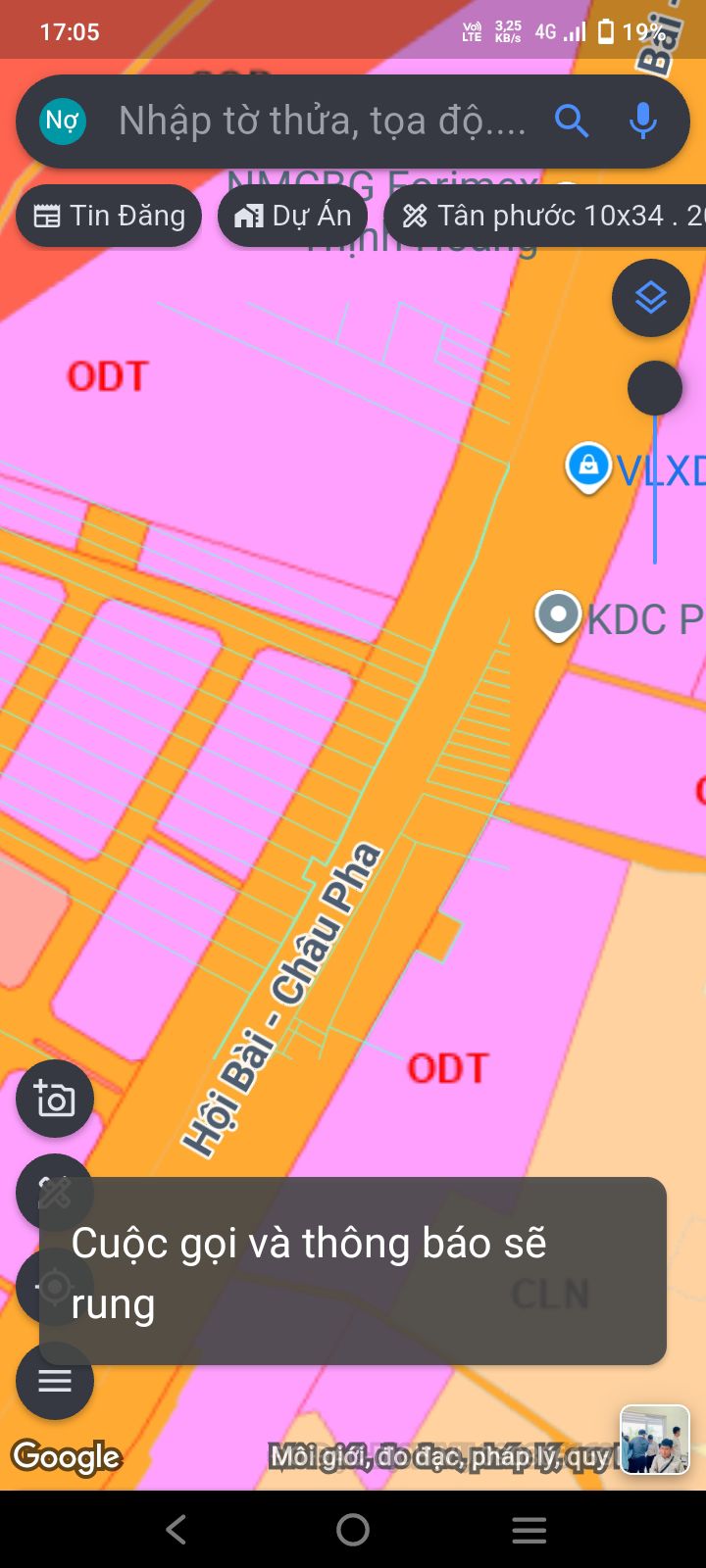 Đất thổ cư 900m² đường Hội Bài châu Pha, Phú Mỹ - Cơ hội đầu tư tuyệt vời!