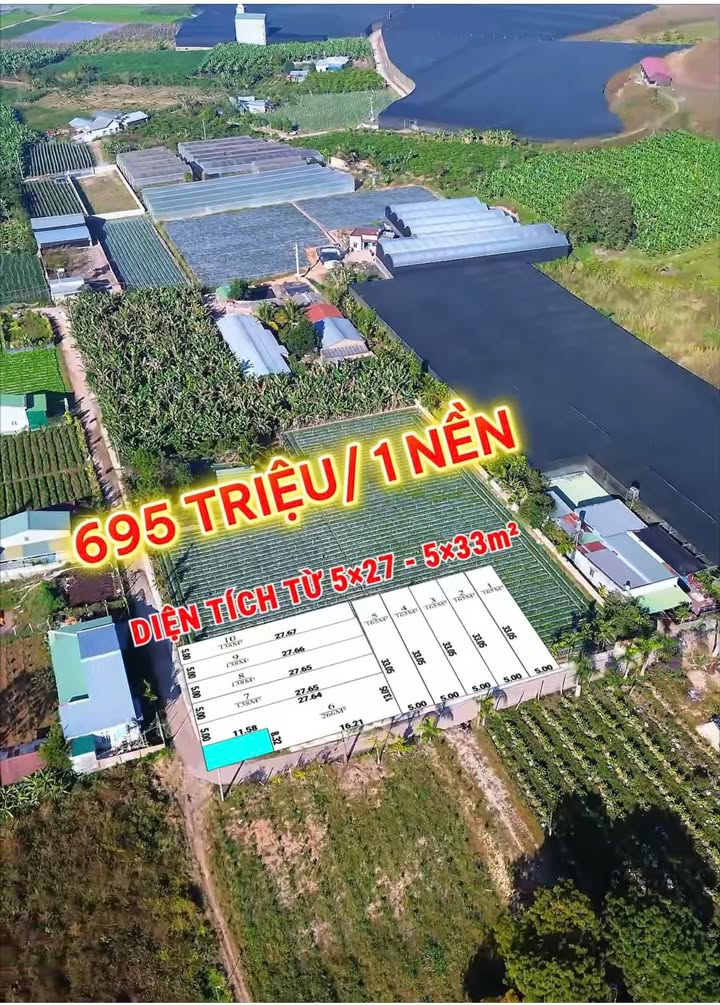 Đất nền Liên Hiệp 75m² giá 695 triệu - Sổ hồng riêng, cơ hội đầu tư hiếm có!