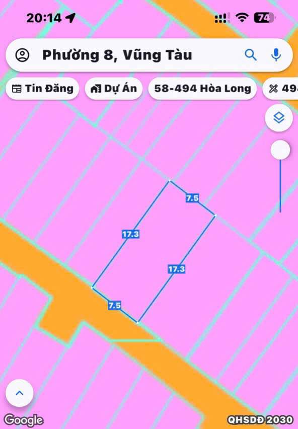 Đất nền Trương Công Định, Vũng Tàu 130m² giá 8 tỷ - Cơ hội hiếm có cho biệt thự mini!