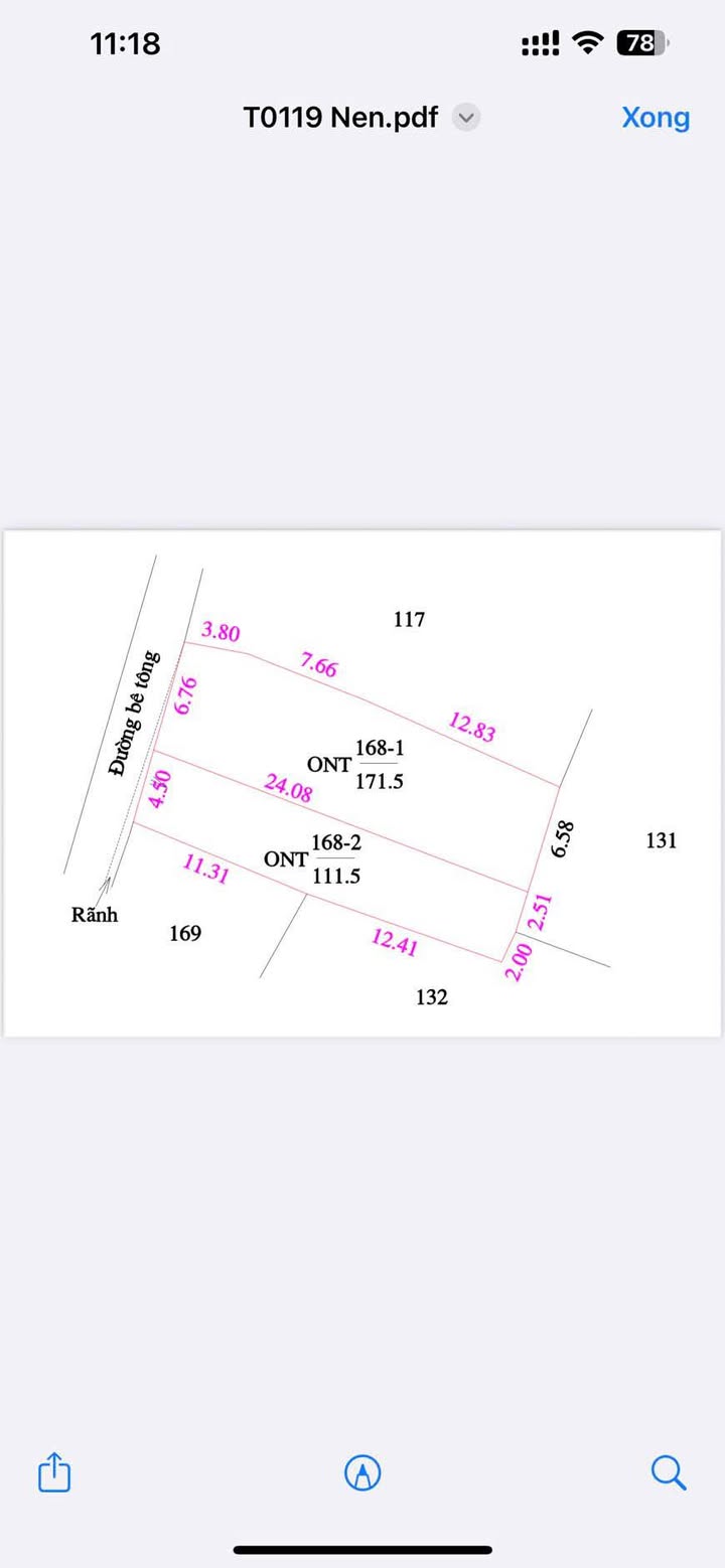 Đất thổ cư xã Hồng Thái 111,5m² giá 2,23 tỷ - Đầu tư sinh lời ngay!