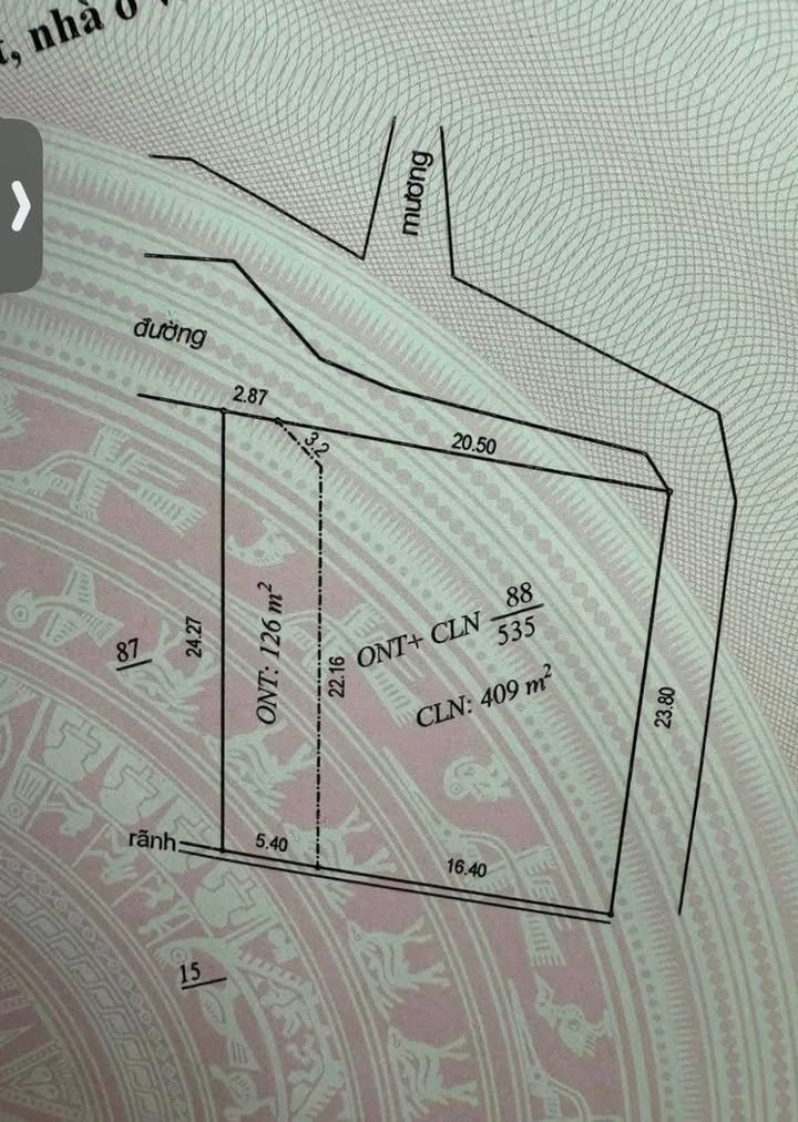 Đất nền Xã Thanh Xuân, Huyện Thanh Hà, 535m² giá 1 tỷ - Cơ hội đầu tư sinh lời!