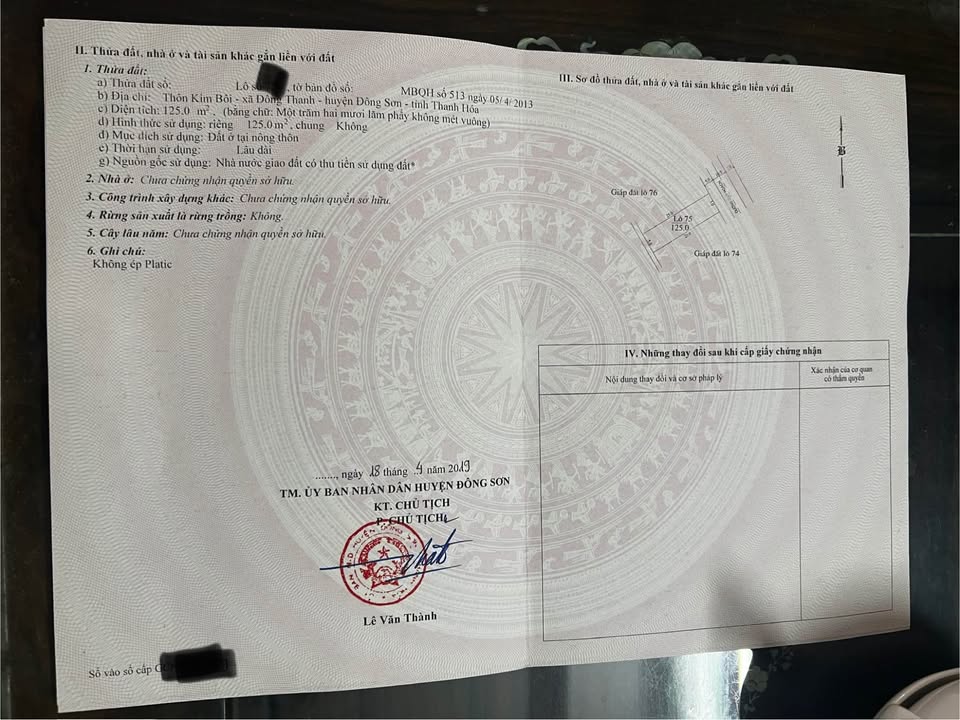 Đất nền Đông Tiến, Thanh Hóa 125m² giá 950 triệu - Cần bán nhanh!