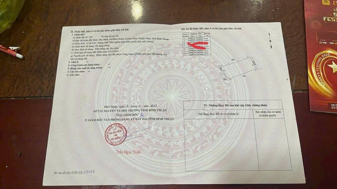 Đất nền Hàm Kiệm 4000m² giá 600 triệu - Cơ hội đầu tư không thể bỏ lỡ!