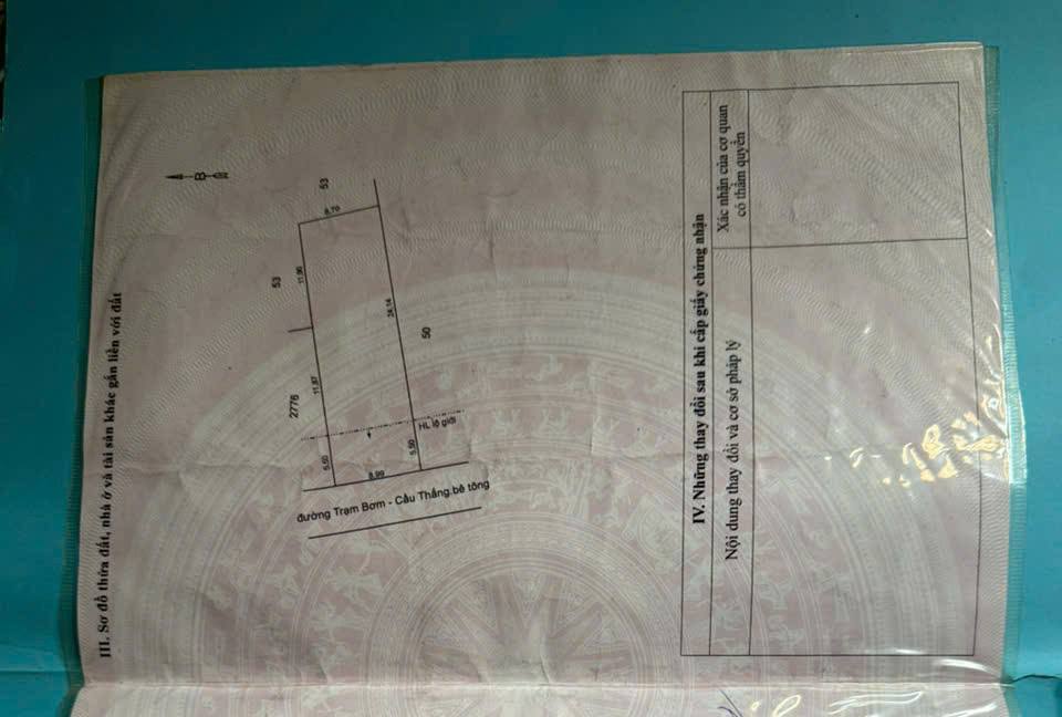 Đất mặt tiền đường Cầu Thắng, Thân Cửu Nghĩa, 260.4m² giá 1.02 tỷ - Đầu tư sinh lời!