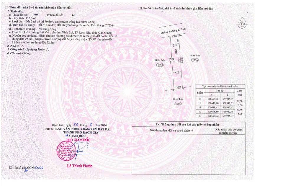 Đất nền liền kề đường nhánh Bùi Viện, Phường Vĩnh Lợi, 150m² - Giá chỉ 550 triệu!
