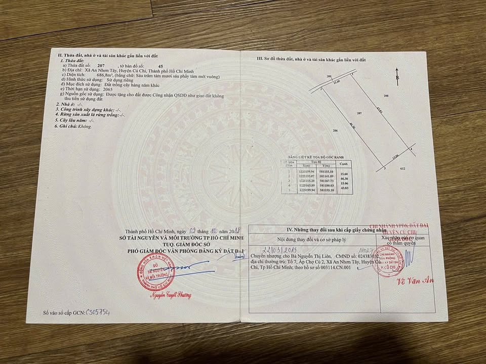 Lô đất An Nhơn Tây 687m² giá 1 tỷ - Đầu tư sinh lời nhanh!