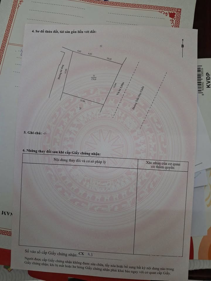 Đất 2 mặt tiền Trần Duy Chiến, Sơn Trà, 270m² giá 36 tỷ - Cơ hội đầu tư hấp dẫn!