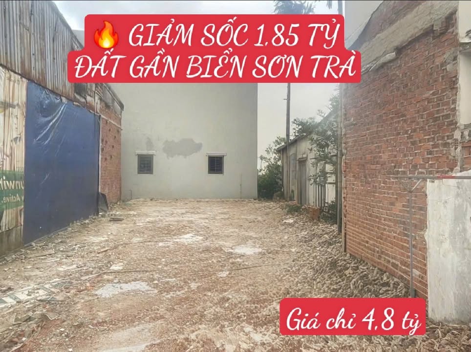 Đất nền Đà Nẵng 89m² giá 4.8 tỷ - Gần biển Sơn Trà, sổ hồng riêng!