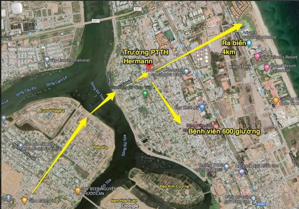 Đất nền đường 29/3 Hòa Xuân 125m² giá 10.5 tỷ - Đầu tư sinh lời hấp dẫn!