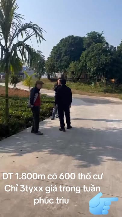 Đất thổ cư Xã Phúc Trìu 1800m² giá 3 tỷ - Cơ hội đầu tư tuyệt vời!