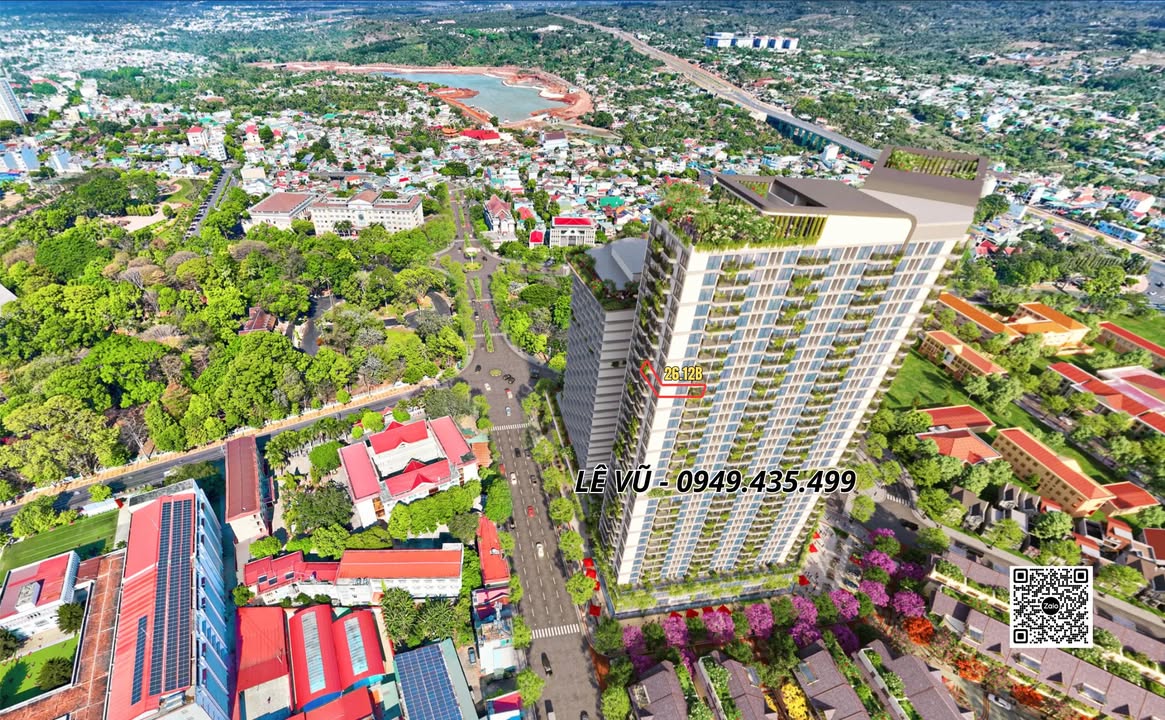 Căn hộ Ecopalace Buôn Ma Thuột 85,1m² giá 4,16 tỷ - View toàn cảnh thành phố!