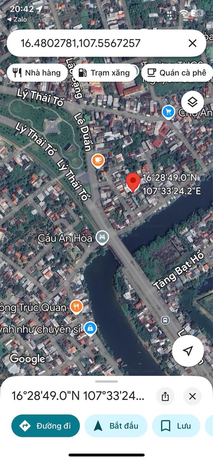 Đất kiệt ô tô Lê Duẩn, Hương An 74,3m² giá 1,1 tỷ - Đầu tư sinh lời tuyệt vời!