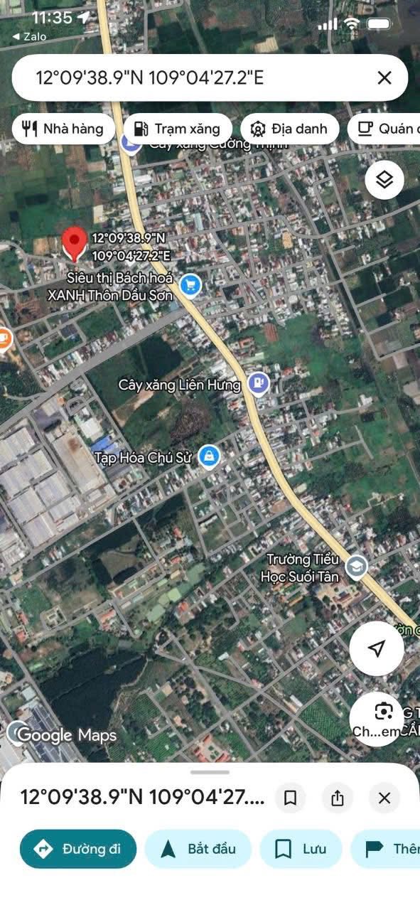 Đất thổ cư Suối Tân 120,6m² giá 950 triệu - Sổ đỏ chính chủ sang tên ngay!