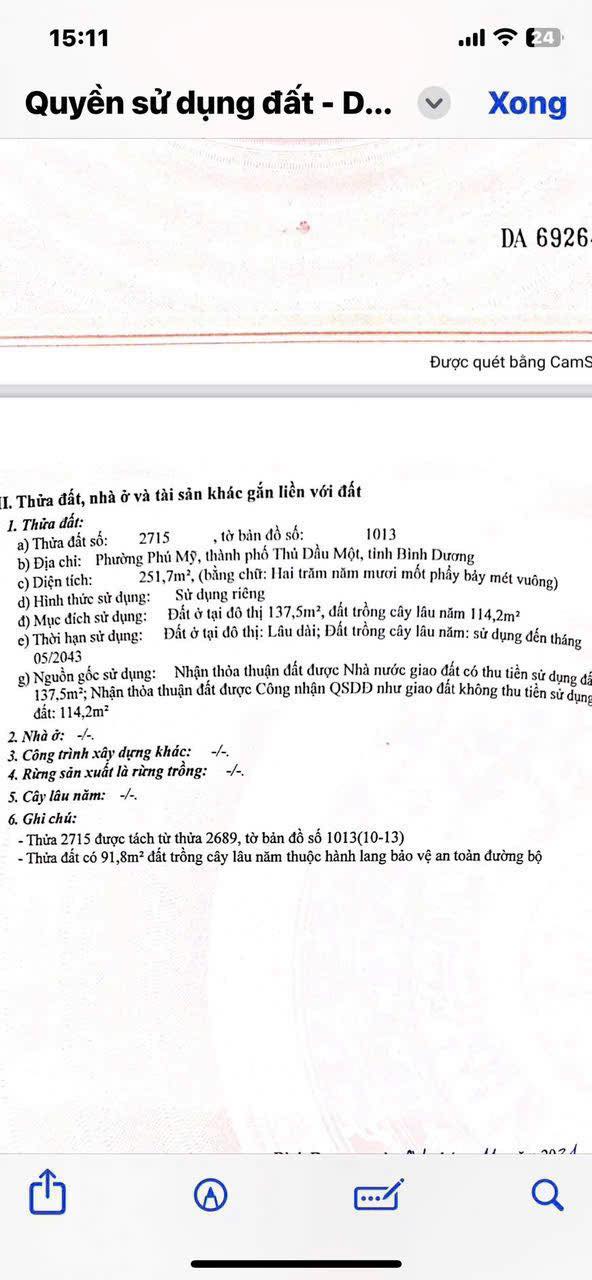 FrontHouse Đường DX01, Phường Phú Mỹ, 251.7m² giá 5 tỷ - Bán gấp, cơ hội không thể bỏ lỡ!