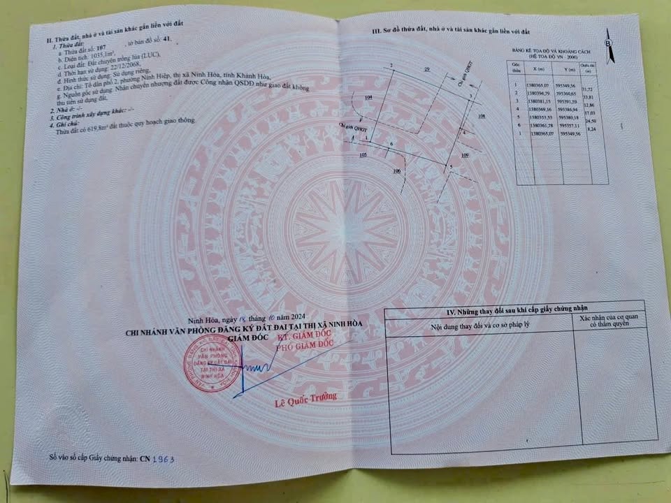 Đất nền Phường Ninh Hiệp 1035m² giá đầu tư - Sổ đỏ chính chủ