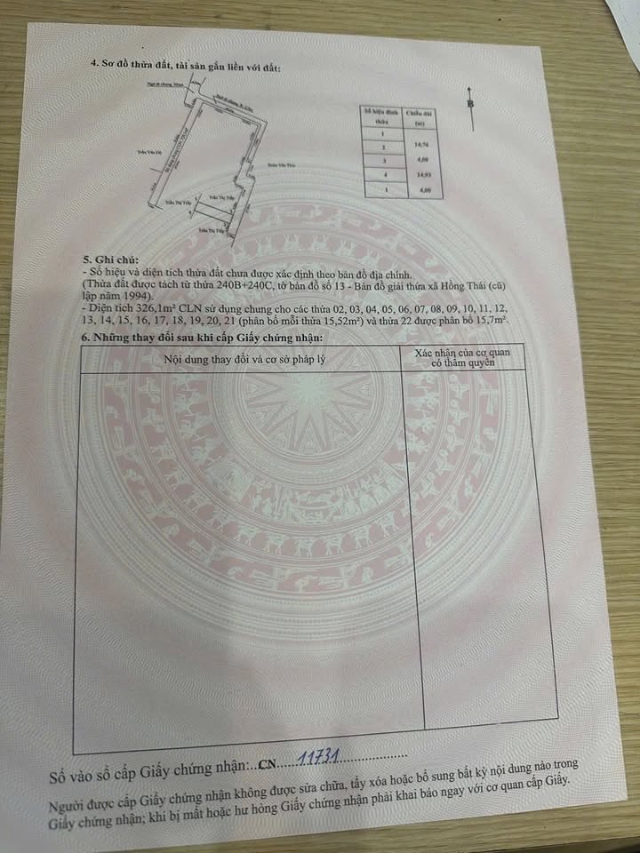 Đất nền Quận An Dương 59m² giá 1.2 tỷ - Ngõ ô tô đỗ cửa