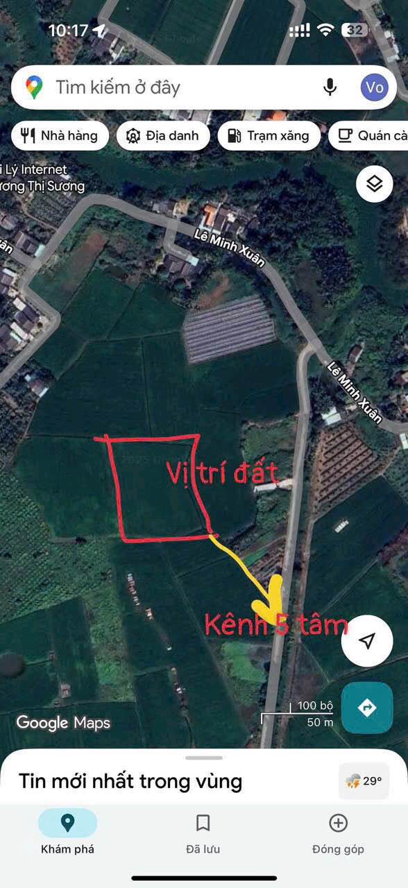 Đất Phường Tân An, Đồng Xoài 3.800m² giá 4.8 tỷ - Cơ hội đầu tư tốt!