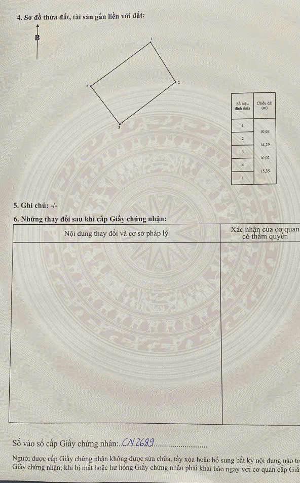 Đất nền chính chủ xã Xuân Cẩm, Hiệp Hòa 148.3m² giá 45 tỷ - Kinh doanh sầm uất!