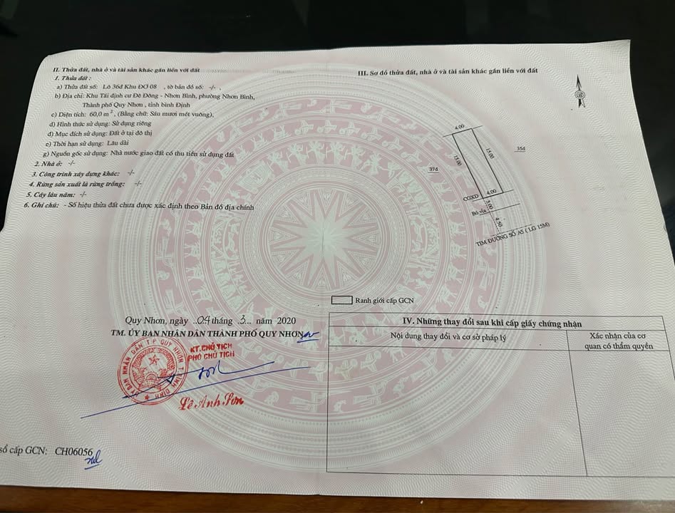 Bán đất khu Đê Đông - Quy Nhơn 60m² giá 2.3 tỷ - Cần ra nhanh!