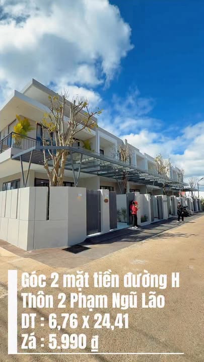FrontHouse tại Buôn Ma Thuột 165m² giá 5.99 tỷ - Căn góc 2 mặt tiền cực đẹp!