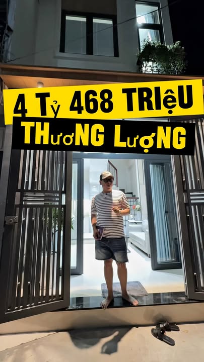 Nhà đẹp Quận Gò Vấp 22m² giá 4.468 tỷ - Thiết kế ấn tượng và nội thất cao cấp!