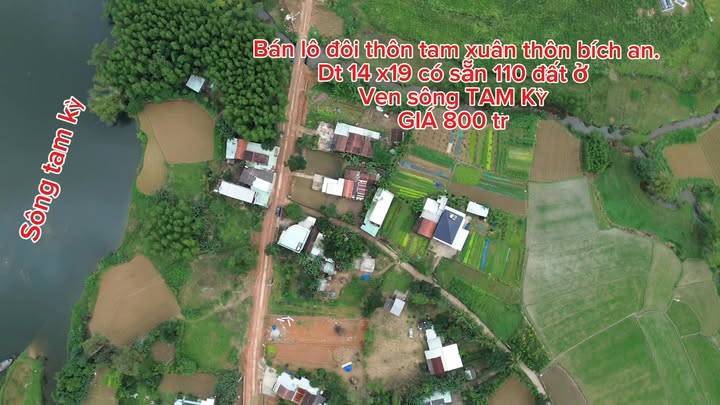 Đất nền thôn Bích An, 266m² giá 800 triệu - Đầu tư sinh lời ngay!