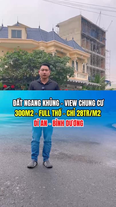 Đất nền Dĩ An 300m² giá 8.4 tỷ - Đầu tư sinh lời tuyệt vời!